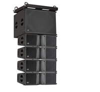Good Hearing Dual 12 ''Line Array Speaker LA 212 Avec Crossover In/External Utilisé dans les théâtres et les églises