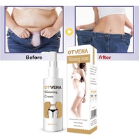 Crème amincissante OTVENA pour le remodelage corporel, crème chauffante à base de plantes biologiques pour la réduction de la graisse du ventre, des cuisses et de la taille