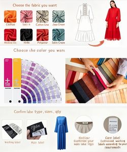 Robe brodée en mousseline de soie châle Cape à capuche Smock manches chauve-souris Farasha caftan robe dubaï femmes robe musulmane Abaya marocaine - Product Image 5