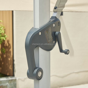 Sombrilla Comercial Grande para Patio con Luces LED de 3x3 Metros - Product Image 5
