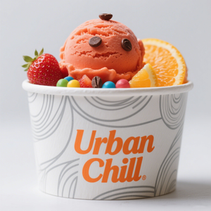 4oz 8oz 12oz 16oz Custom Logo Printing Ice Cream Cup Frozen Yogurt Gelato Bowls 1oz-32oz Disposable Paper Bowl - Product Image 5