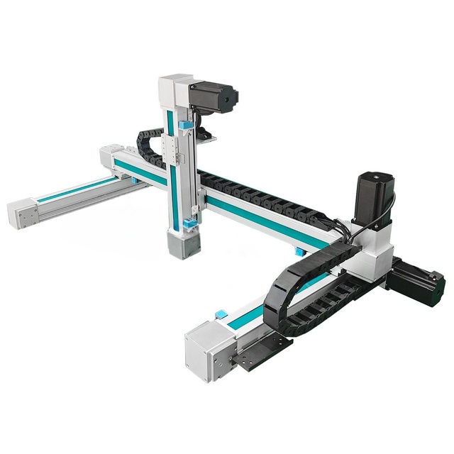 UMOT 50-3900mm 3-Axis Belt Linear Gantry Robot XYZ Combination Cheap CNC Robot Gantry with New Motor PLC Linear Motion Structure