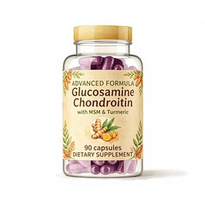Capsules de chondroïtine sulfate de peptide vert naturel pour la santé des articulations, 7500 mg, 60 unités, pour adultes, non destiné aux adolescents - Product Image 1