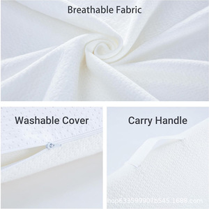 Du Babo Wedge-Shaped <b>Pillow</b> Memory Foam 18.5x12.2 Inch Ergonomic Back Support For Bed Rest And Reading - Product Image 2