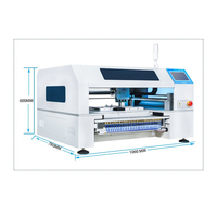 SMT-máquina de selección y colocación automática, componentes de PCB, línea de montaje con CHM-T530P4 de ordenador