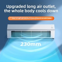 Nouveau ventilateur de bureau sans pales, puissant flux d'air, alimentation USB, télécommande, moteur sans balais, 3 vitesses, matériau ABS, pour bureaux