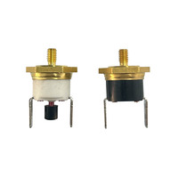 Termostato bimetálico KSD301 con tornillo de cobre M4 40 ~ 300C Interruptor de temperatura para piezas de electrodomésticos