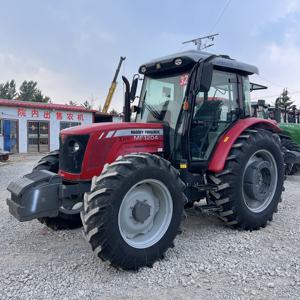 Трактор для фермерских колес Massey feguson MF1204 120hp 4x4wd небольшой компактный сельскохозяйственный машинное оборудование для фронтального погрузчика - Product Image 1