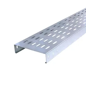 Goulotte de câble en aluminium treillis métallique en acier support d'alimentation électrique type chemin de câbles échelle gestion des câbles