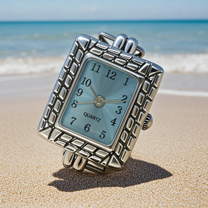 Reloj de Pulsera Vintage para <span class=keywords><strong>Mujer</strong></span>, Rectangular, con Caja de 10 mm, Correa Acrílica, Resistente al Agua, Ecológico, Estilo DIY, Joyería Combinable con Todo - Product Image 1