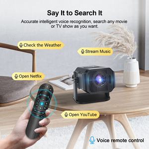 Mini projecteur intelligent 4K portable avec autofocus, correction trapézoïdale, Android 11, Wi-Fi, Bluetooth, pour cinéma extérieur, compatible OEM - Product Image 5
