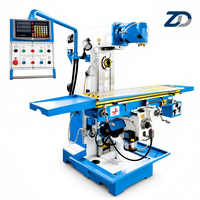 X6436 Universelle Horizontale Vertikale Kniefräsmaschine mit SINO DRO für Metallformen- und Werkstattarbeiten
