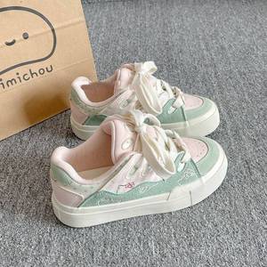 Korean-style Casual Walking Shoes New 2026 Spring/Summer Collection Unique Cute Thick-soled Genuine Leather Soft Arch <b>Support</b> - Product Image 4