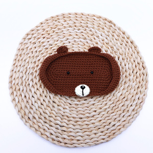 Nuevo cubo de almacenamiento de ganchillo, estuche para gafas, caja de almacenamiento hecha a mano, almacenamiento creativo y lindo para muñecas, almohadilla para gafas, ganchillo hecho a mano. - Product Image 2