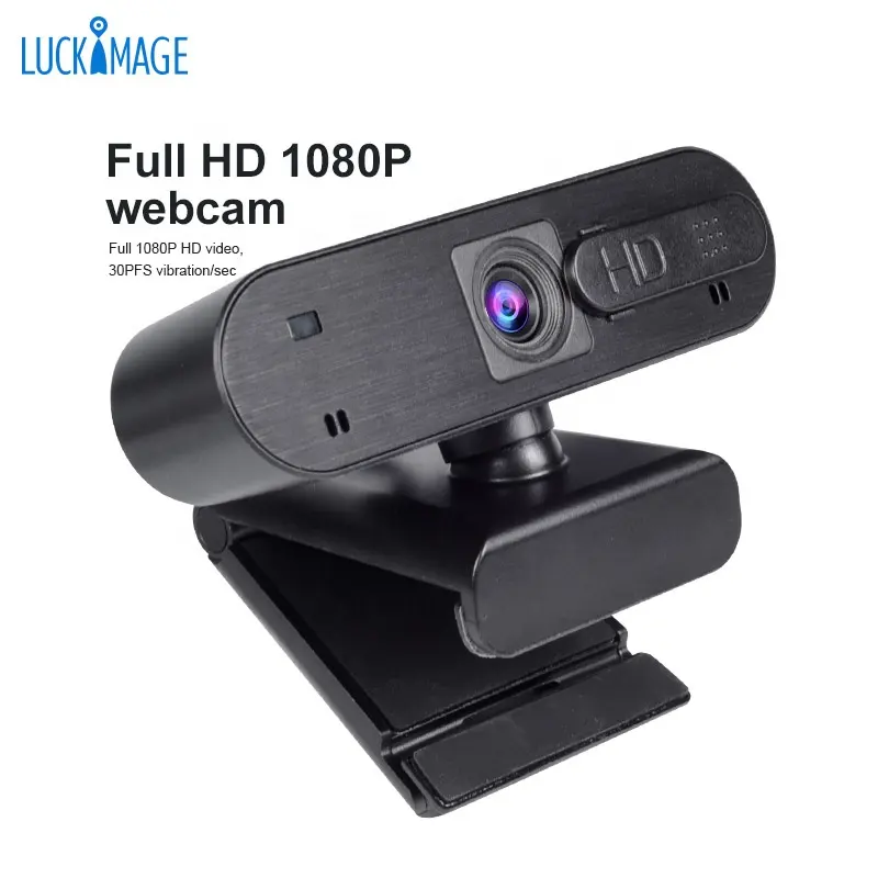 Luckimage מכירה לוהטת AF webcam 1080 מצלמת אבטחת כיסוי