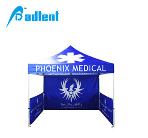 Lujo Aluminio <span class=keywords><strong>3x3</strong></span> Toldo Gazebos Tiendas de campaña al aire libre con cortina de marca impermeable Impresión de publicidad interior 5M Distancia de la Bahía - Product Image 3