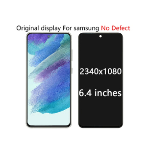 S21FE originale pannello Touch Screen Super AMOLED per <span class=keywords><strong>Samsung</strong></span> <span class=keywords><strong>Galaxy</strong></span> <span class=keywords><strong>S21</strong></span> <span class=keywords><strong>FE</strong></span> 5G schermo LCD di ricambio con telaio OLED Display - Product Image 2