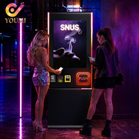Distributeur automatique de préservatifs ZYN SNUS avec écran tactile de 32 pouces, stockage extensible de produits, lecteur de carte d'identité pour bar, boîte de nuit