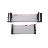 Minghui stabil 30-Pin 26-Pin 2 baris 2.54 Pitch IDC adaptor kabel pita datar PVC isolasi PBT konduktor sesuai pesanan komputer