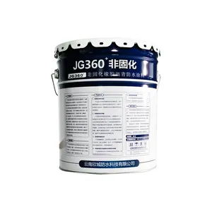 JG360 + olio base Non indurito in gomma asfalto rivestimento impermeabile tetto bobine asfalto rivestimento impermeabile