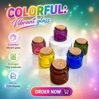 Vente en gros de mini pots à bougies en verre transparent/brun de luxe, vides, parfumés, pour diffuseur de parfum, avec bouchon en bois