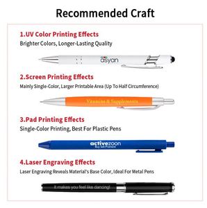 Customizable Ballpoint <b>Pens</b> <b>Color</b> Print Logo Personalized Advertising Ball Point <b>Pen</b> With Custom Logo - Product Image 3