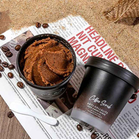 Exfoliante Corporal de Aceite de Oliva y Granos de Café Vegano Hecho en Casa con Logotipo Personalizado al Mejor Precio, 280 g, para Estrías y Celulitis