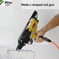 Clous pneumatiques Meite C-Type 760 pour anneaux en C et anneaux de ferme, pour l'assemblage de filets de cages à poulets et lapins, support OEM personnalisé