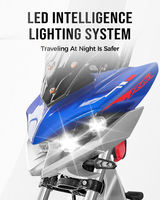 High Speed Electric Motorcycle 1000W 60V20Ah Customizable Electric Moped for Adult High Carbon Steel Frame E-bike