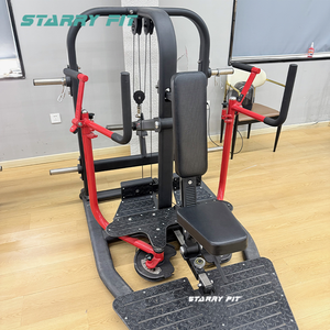 Máquina de Gimnasio Comercial para Ejercicios de Fuerza, Máquina de Pecho, Espalda y Hombros, Máquina Combinada de Pectorales y Espalda con Placas de Peso - Product Image 4