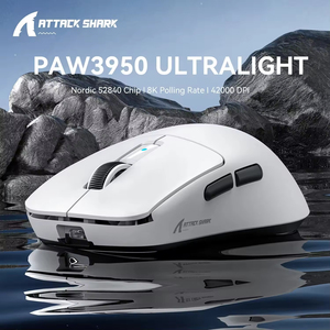 เมาส์เกมมิ่งไร้สายน้ำหนักเบา New Attack Shark R6 เซ็นเซอร์ PAW3950 ติดตามได้อย่างราบรื่น - Product Image 2