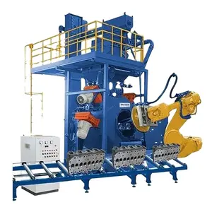 Speed 2m/ Min Wheel Blast Roller Conveyor Shot Blasting Machine for Anti Corrosion