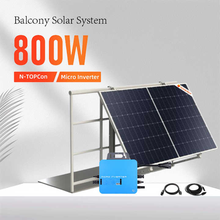 Balkonkraftwerk 800 Watt Easy Solar Kit Panneau Solaire Plug and Play ...