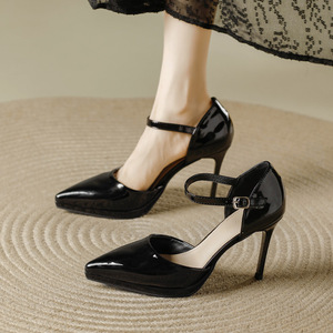 <span class=keywords><strong>Scarpe</strong></span> da <span class=keywords><strong>donna</strong></span> alla moda Sexy <span class=keywords><strong>scarpe</strong></span> da lavoro da ufficio <span class=keywords><strong>scarpe</strong></span> Casual <span class=keywords><strong>eleganti</strong></span> sandali a punta femminili con tacco alto sottile - Product Image 3