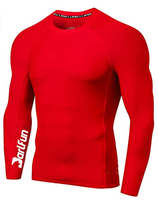 Maillot de cyclisme léger grande taille pour homme - Respirant, séchage rapide, extensible dans les quatre sens, mélange polyester/spandex, manches longues