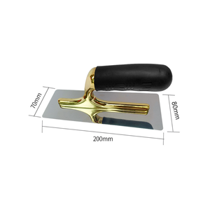 Herramientas de construcción chapadas en oro, acabado de paneles de yeso, paletas de yeso, masilla de hormigón, paleta de yeso Tig de acero inoxidable - Product Image 4
