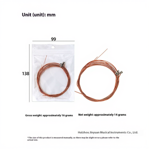 Brass Vật liệu Acoustic & Guitar Điện Dây cá nhân bọc đầy màu sắc hiệu ứng dây - Product Image 5