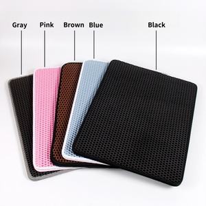 Tapete para Areia de Gato Grande, Impermeável, de Dupla Camada, Antiderrapante, Fácil de Limpar, em EVA, Controle de Areia para Banheiro de Animais de Estimação - Product Image 3