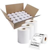 Étiquettes d'expédition en rouleau pour petites entreprises, format personnalisé, papier autocollant pour transfert thermique