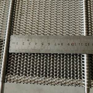 पारंपरिक मेष बेल्ट स्टेनलेस स्टील वायर जाल चेन लिंक कन्वेयर बेल्ट सुखाने के लिए कन्वेयर बेल्ट - Product Image 4