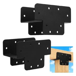 Conector <span class=keywords><strong>de</strong></span> Esquina para Exteriores <span class=keywords><strong>de</strong></span> 3 Vías con Dibujos Personalizados, Base para Kit <span class=keywords><strong>de</strong></span> Pérgola <span class=keywords><strong>de</strong></span> Madera, Soporte para Pérgola 4x4 - Product Image 5