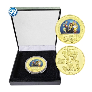 Moneda Conmemorativa <span class=keywords><strong>de</strong></span> Metal <span class=keywords><strong>de</strong></span> <span class=keywords><strong>los</strong></span> <span class=keywords><strong>Simpson</strong></span>, <span class=keywords><strong>Personajes</strong></span> <span class=keywords><strong>de</strong></span> Dibujos Animados, Chapada en Oro <span class=keywords><strong>de</strong></span> 24k - Product Image 5
