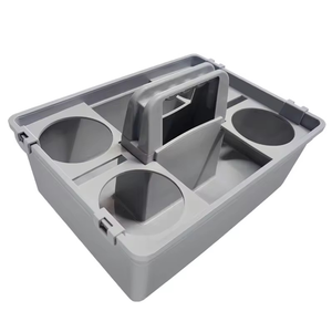 Panier de lavage de voiture polyvalent en plastique Outils de nettoyage de voiture <span class=keywords><strong>Seau</strong></span> de stockage avec poignée - Product Image 3