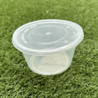 450ML Récipient alimentaire en plastique transparent micro-ondable Pp avec couvercle Boîte de préparation de repas jetable