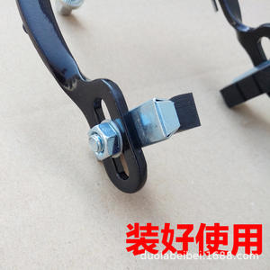 Pastillas de freno para bicicleta, compuesto metálico, mecánico, duradero, para uso delantero y trasero, modelo Sc-555 - Product Image 5