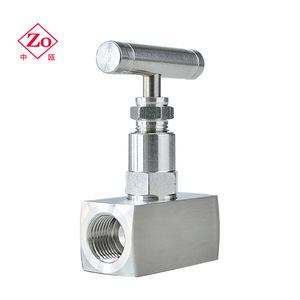 Vanne à aiguille pneumatique J13W-160P avec filetage interne 1/2-Point pour le contrôle du gaz, de l'eau et de l'huile DN15 DN20 NPT - Product Image 1