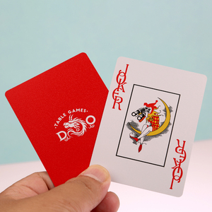 Custom Printed Paper <b>Playing</b> <b>Cards</b> Personalized Logo Paper Poker Deck Luxury Maroon Game <b>Cards</b> Wholesale OEM Manufacturer - Product Image 5