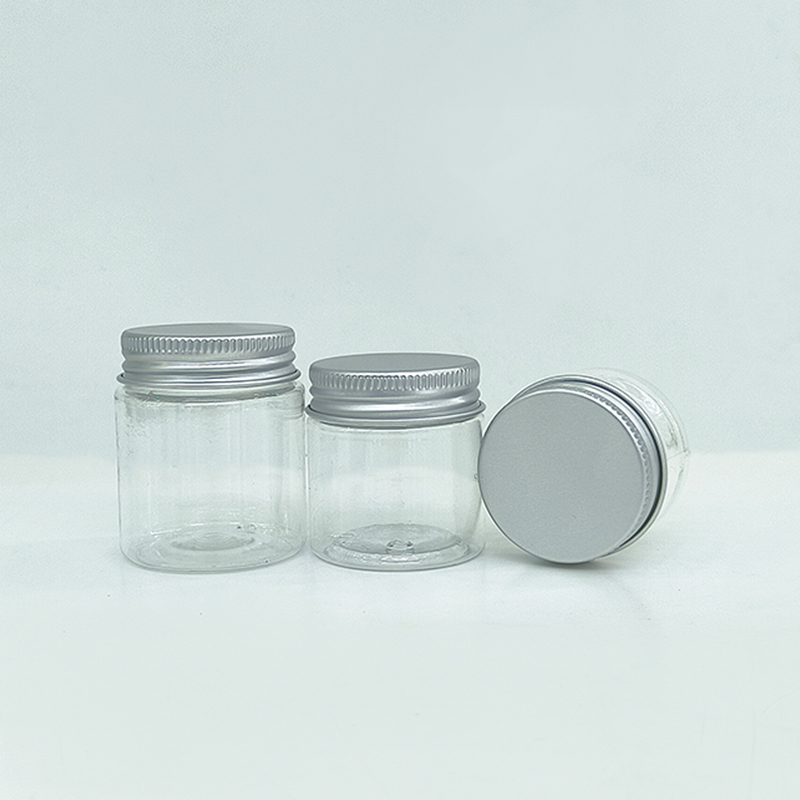 Trasparente con coperchio in alluminio