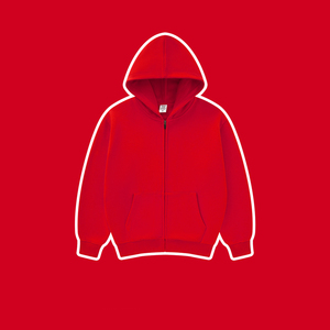 Sweat à capuche T1110 365 g/m² pour garçons et filles, en polaire plus épais, fermeture éclair, veste de sport avec col à capuche - Product Image 3