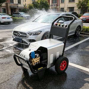 Hidrolavadora de Alta Presión para Lavado de Autos, Construcción Metálica, Limpieza y Pulido con Agua Fría, 4000W 4HP, Limpia Eficazmente - Product Image 1